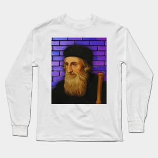 John Wycliffe Portrait | John Wycliffe Artwork Long Sleeve T-Shirt